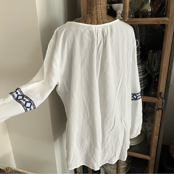 Embroidered Peasant Blouse , Sz XL - Picture 2 of 9